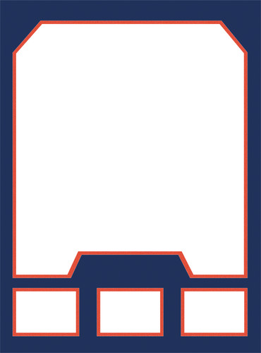Navy orange custom jersey - navy&orange,