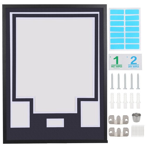 Navy white jersey display - navy,