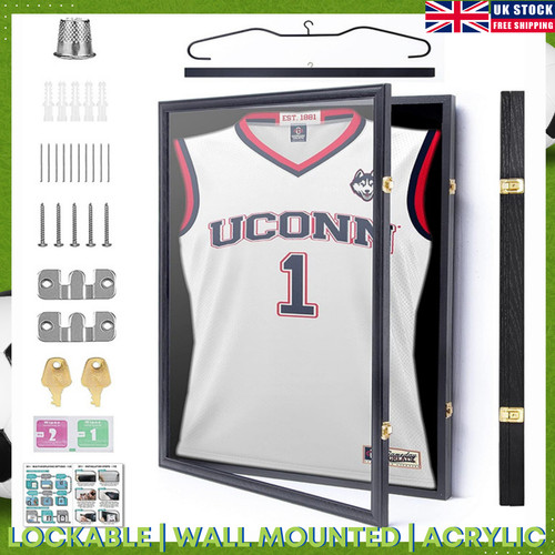 Lockable football shirt frame - lockable,