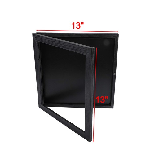 Black 13x13 jersey display - black,