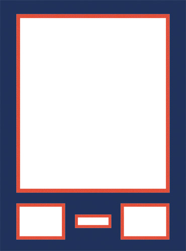 Navy orange custom jersey - custom,