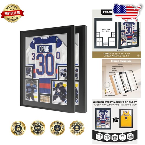 Jersey display frame - jersey,