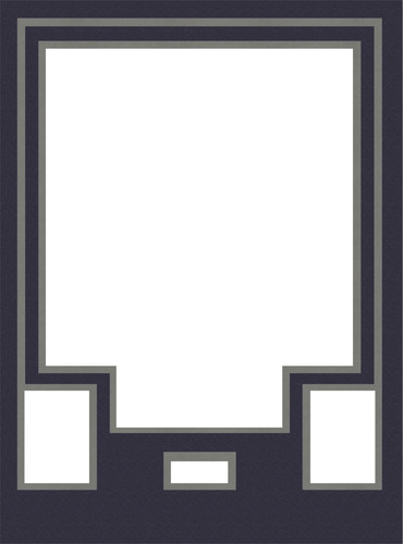 Navy silver jersey - navy&,