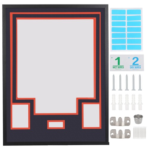 Navy orange jersey display - navy,